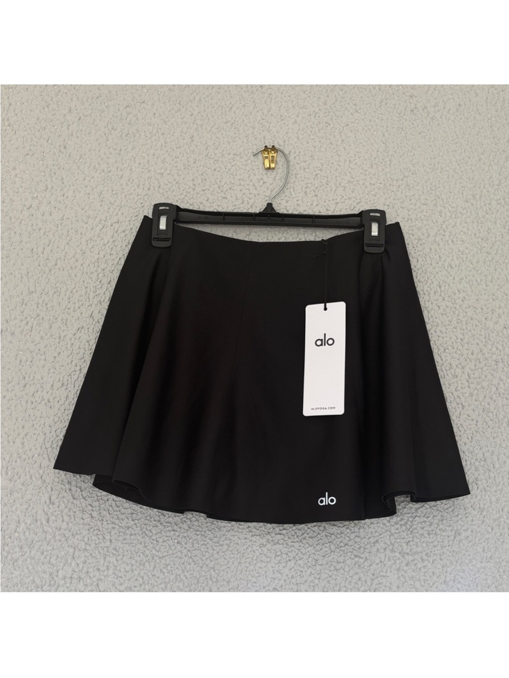 ALO Yoga Black Circle Skirt - Flared Active Silhouette